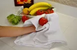 6-Pack 100% Cotton Flour Sack Towels, 28x28 Inch Ultra Absorbent Kitchen Towels, Lint-Free Dish Cloths for Cleaning, Baking & Cooking