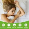 Shredded Memory Foam Pillows Set of 2, Bamboo Cooling Bed Pillows for Neck & Back Support, Hypoallergenic Adjustable Sleep Pillows