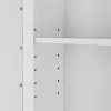 3-Tier Wall Mounted Bathroom Cabinet with Mirror – Single Door MDF Storage Shelf Organizer for Toiletries & Cosmetics