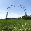 Metal Garden Arch Trellis for Climbing Plants – 92" Outdoor Arbor Obelisk with Powder-Coated Frame for Vines, Roses & Wedding Décor
