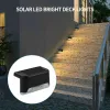 8 Pack Solar Deck Lights Outdoor – Waterproof LED Step Lights 3000K Warm White for Stairs, Fence, Patio & Garden