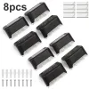 8 Pack Solar Deck Lights Outdoor – Waterproof LED Step Lights 3000K Warm White for Stairs, Fence, Patio & Garden
