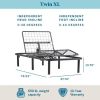 Twin XL Adjustable Bed Base with Wired Remote – Full Electric Steel Bed Frame with Head & Foot Lift for Customized Comfort