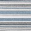 Nautical Cotton Daybed Set – Blue Chambray Stripe Reversible Daybed Cover with Anchor Print, 4 Piece Coastal Bedding Set