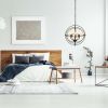5-Light Rustic Industrial Brass Chandelier, Rotating Metal Ceiling Light Fixture with Adjustable Arms