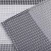 72-Inch Grey & White Striped Waffle Weave Shower Curtain – Luxury Textured Polyester, Hotel Style Bathroom Curtain