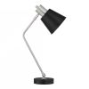 Modern Metal Desk Lamp with Black Shade, Adjustable Tilt Table Light