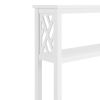 White Solid Wood Over-the-Toilet Storage Rack with Shelf, Bathroom Space Saver Organizer with Drawer