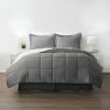 7-Piece Bed in a Bag Comforter Set – Microfiber Polyester Dorm Bedding Set with Sheets, Bed Skirt, Shams & Pillowcases (Queen Size)