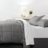 7-Piece Bed in a Bag Comforter Set – Microfiber Polyester Dorm Bedding Set with Sheets, Bed Skirt, Shams & Pillowcases (Queen Size)