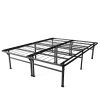 California King 18-Inch High Rise Metal Platform Bed Frame – Heavy Duty Steel Base with Under-Bed Storage, No Box Spring Required