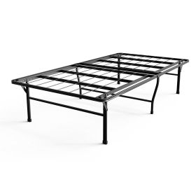 Twin XL 16-Inch Metal Platform Bed Frame – Heavy-Duty Steel Foundation with Under-Bed Storage, No Box Spring Needed