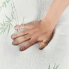 King & Queen Size Shredded Memory Foam Pillow with Bamboo Cover, Hypoallergenic Adjustable Support Bed Pillow