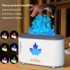 FlameMist™ 400ML Humidifier – Simulated Flame LED Diffuser with 7-Color Ambient Light