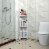 3-Tier Corner Shelf Storage Rack – Waterproof PVC Space-Saving Organizer (White)