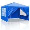 EventShade™ 10x10 Pop-Up Party Tent – Outdoor Canopy Gazebo with Sidewalls for Events & Gatherings