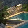 Modern Waterfall Outdoor LED Wall Light