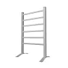 Stainless Steel Heated Towel Warmer Rack – Freestanding or Wall-Mounted Electric Towel Dryer for Bathroom & Home Use