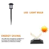 6-Pack Solar LED Pathway Lights, Outdoor Weather-Resistant Garden Lanterns with Auto On/Off