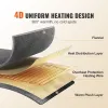 VEVOR Electric Heated Throw Blanket with Dual Controllers, 5 Heat Settings