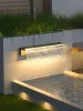 Modern Waterfall Outdoor LED Wall Light