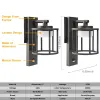 Modern Outdoor Wall Light with Motion Sensor – IP44 Waterproof Porch Sconce with Replaceable LED Bulb, 3000K Warm White