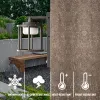 Modern Outdoor Wall Light with Motion Sensor – IP44 Waterproof Porch Sconce with Replaceable LED Bulb, 3000K Warm White