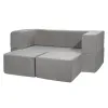 VEVOR 4-Piece Modular Kids Play Couch – Soft Foam Toddler Sofa Set with Washable Covers for Creative Play & Lounge