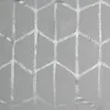 Intelligent Design Raina Metallic Geometric Shower Curtain – 72x72 Modern Microfiber Bathroom Curtain with Shiny Print
