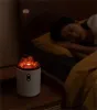 Jellyfish Flame Aromatherapy Humidifier – 450ml Cool Mist Air Diffuser with LED Light, USB Powered, Quiet Home Relaxation Diffuser