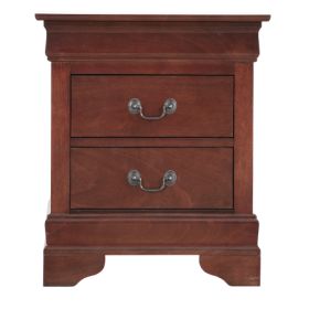Charming Cherry Finish G2100-N Nightstand (Option: Cherry)
