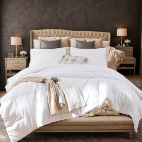 Polyester Brushed Single Quilt Core, Dot Quilting, Microfiber Filling, Suitable For All Seasons, Down Quilt Alternative, Breathable And Warm,CPC (Option: 229cmX229cm 3pcs)