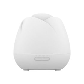 2023 New Rose Aroma Diffuser Negative Ion Diffuser Humidifier Colorful Atmosphere Lamp Aroma Diffuser (plug: US, Color: White)